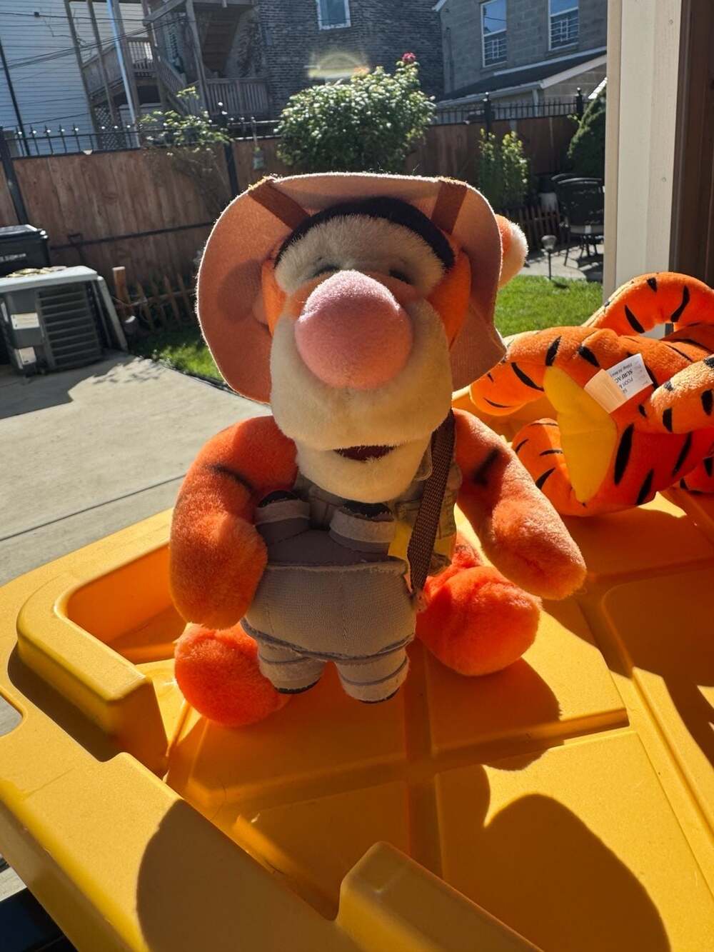 Disney Safari Tigger Plush Explorer Hat Vest Binoculars